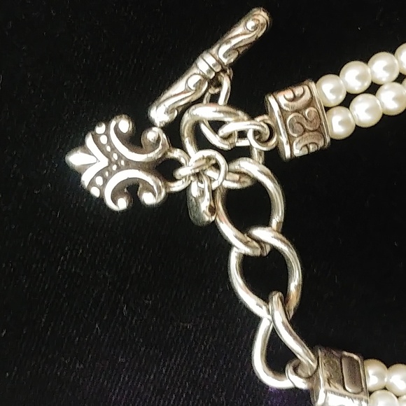 Brighton Faux Pearl Toggle Bracelet - Picture 7 of 8